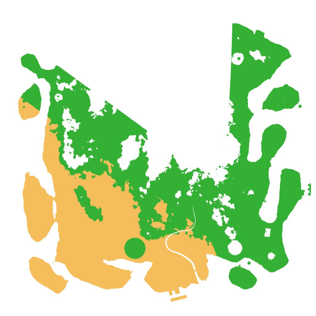 Biome Rust Map: Procedural Map, Size: 3950, Seed: 94671851