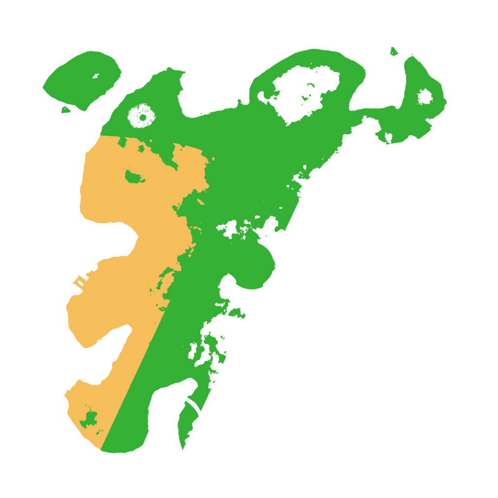 Biome Rust Map: Procedural Map, Size: 3000, Seed: 10570