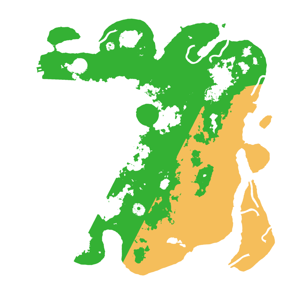 Biome Rust Map: Procedural Map, Size: 3550, Seed: 96296853