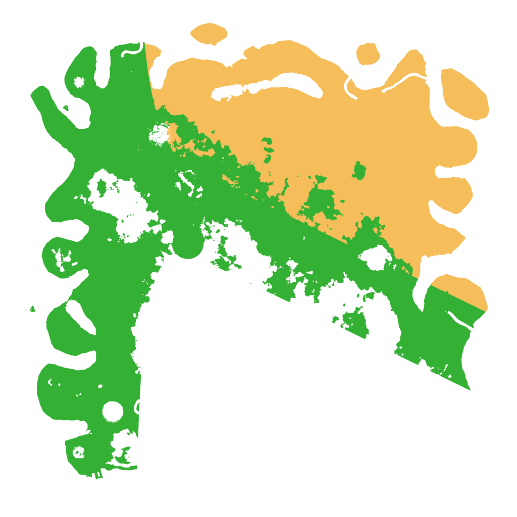 Biome Rust Map: Procedural Map, Size: 4400, Seed: 65064574