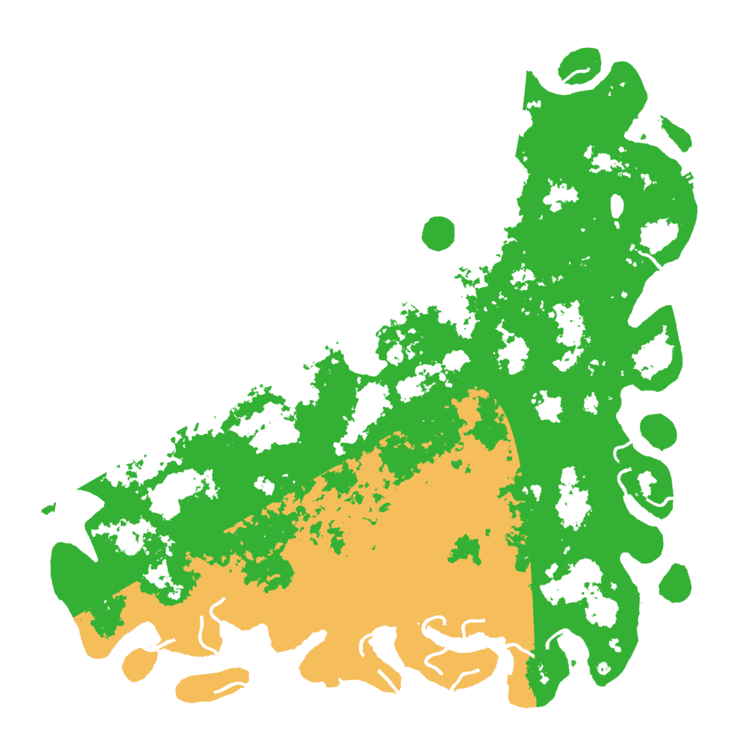 Biome Rust Map: Procedural Map, Size: 6000, Seed: 1213141516