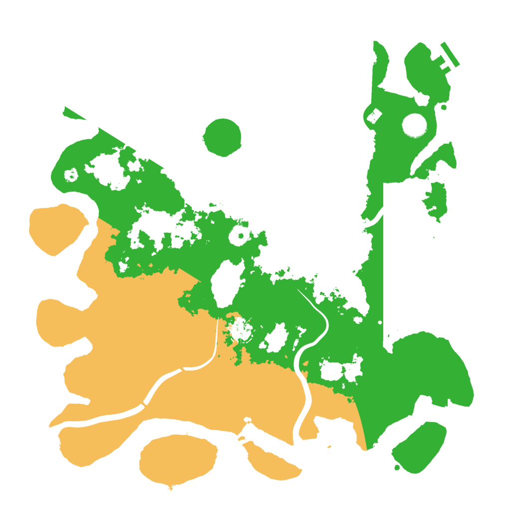 Biome Rust Map: Procedural Map, Size: 3750, Seed: 191307776