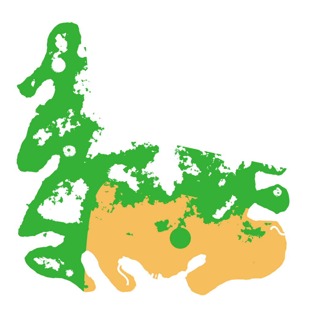 Biome Rust Map: Procedural Map, Size: 3950, Seed: 994596