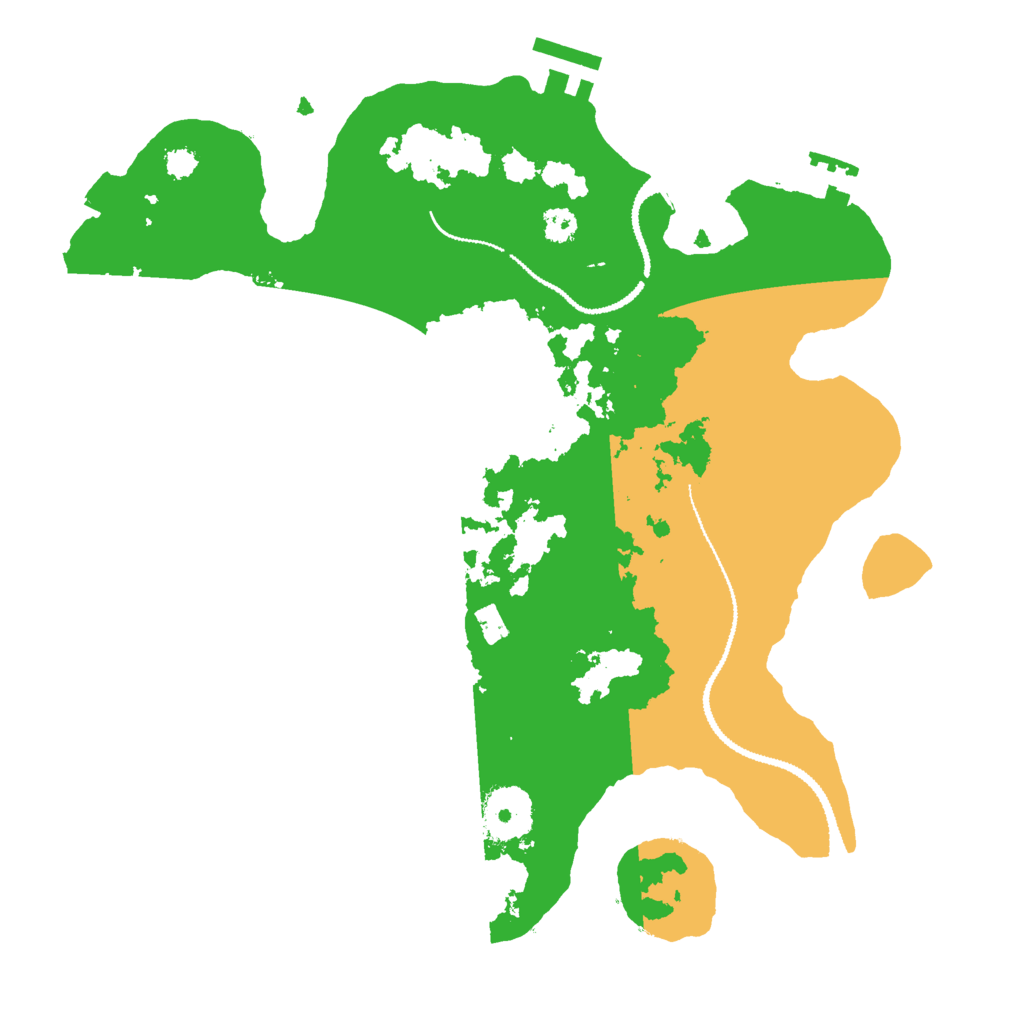 Biome Rust Map: Procedural Map, Size: 3000, Seed: 24544