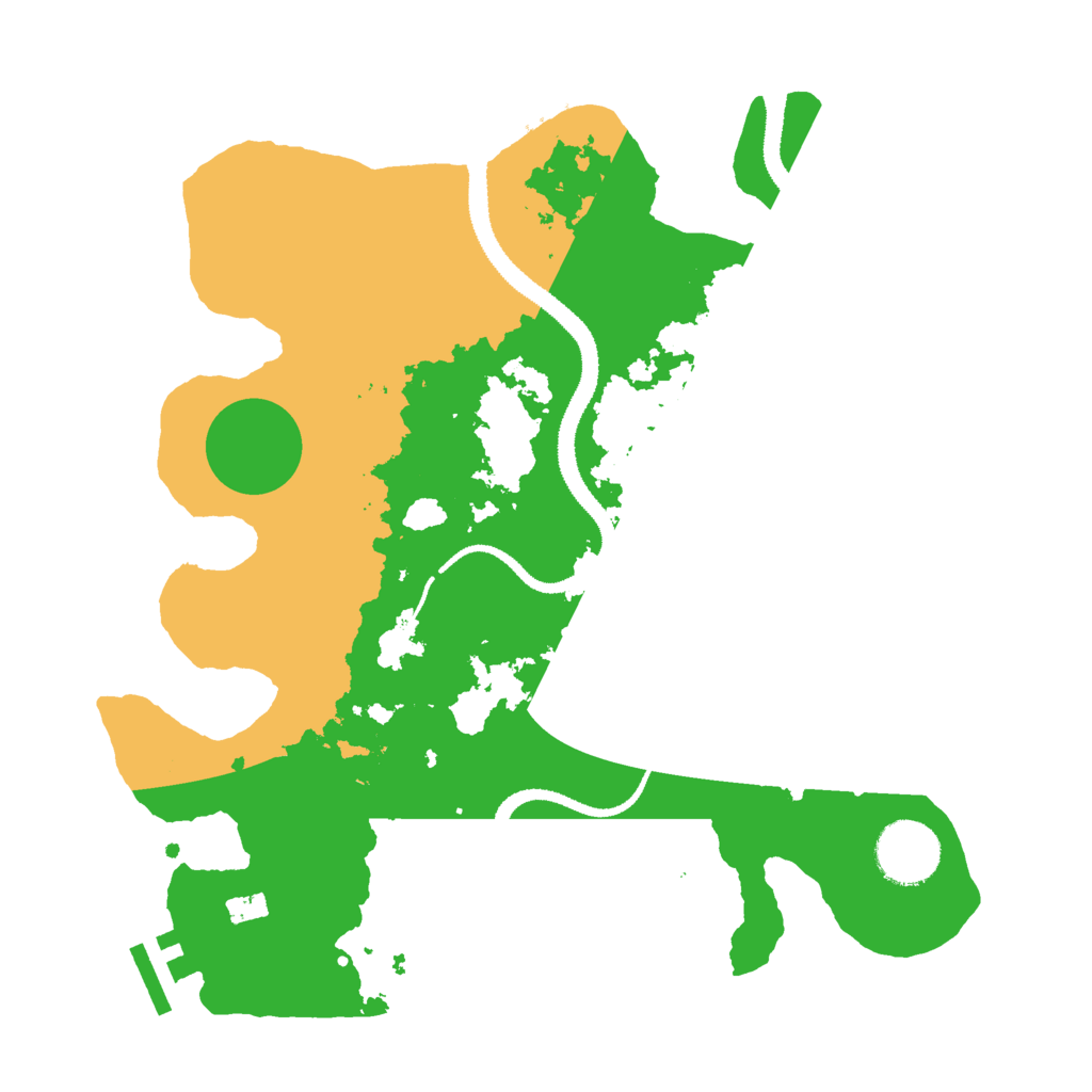 Biome Rust Map: Procedural Map, Size: 3000, Seed: 8052673