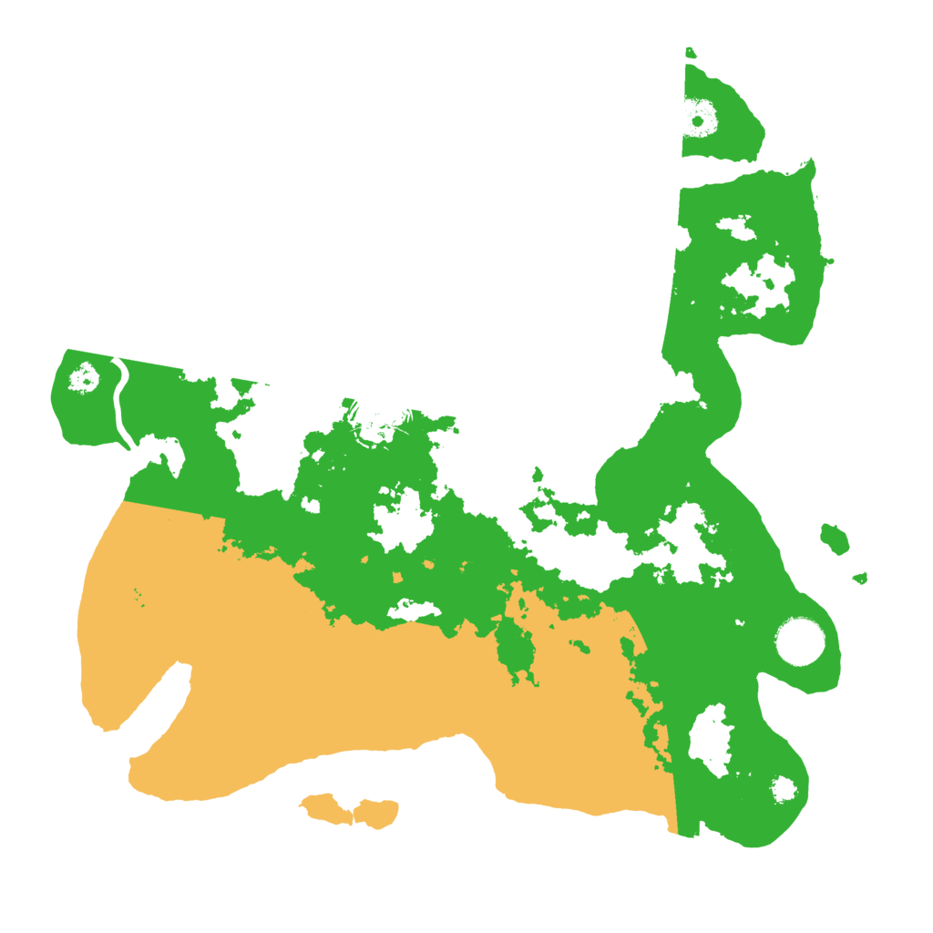 Biome Rust Map: Procedural Map, Size: 3400, Seed: 87529497
