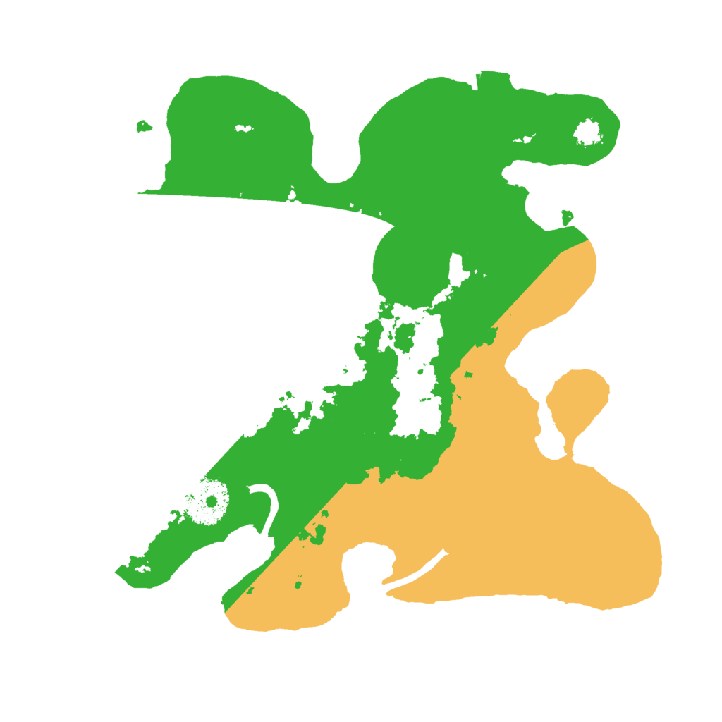 Biome Rust Map: Procedural Map, Size: 2500, Seed: 1373863849
