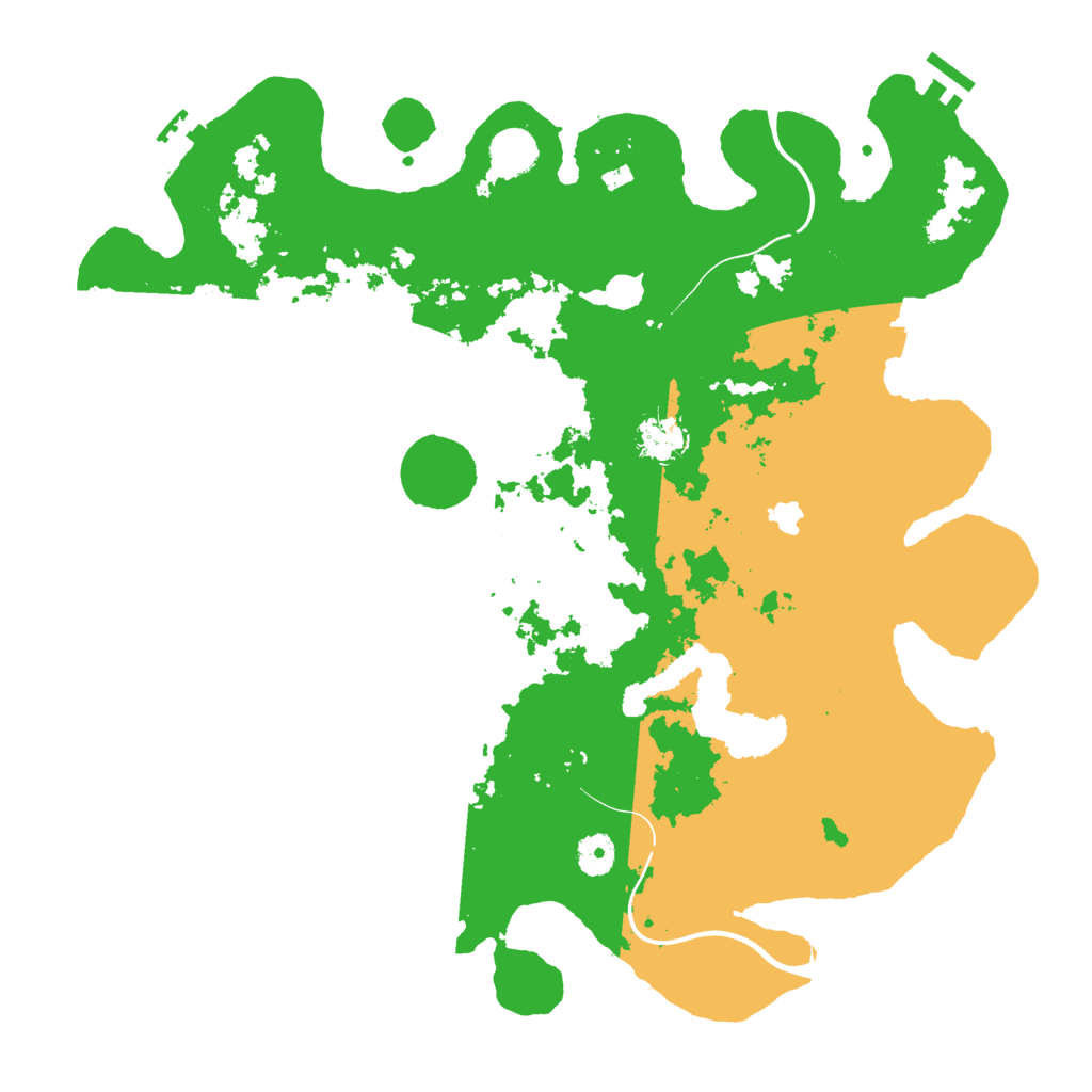 Biome Rust Map: Procedural Map, Size: 4100, Seed: 2910801