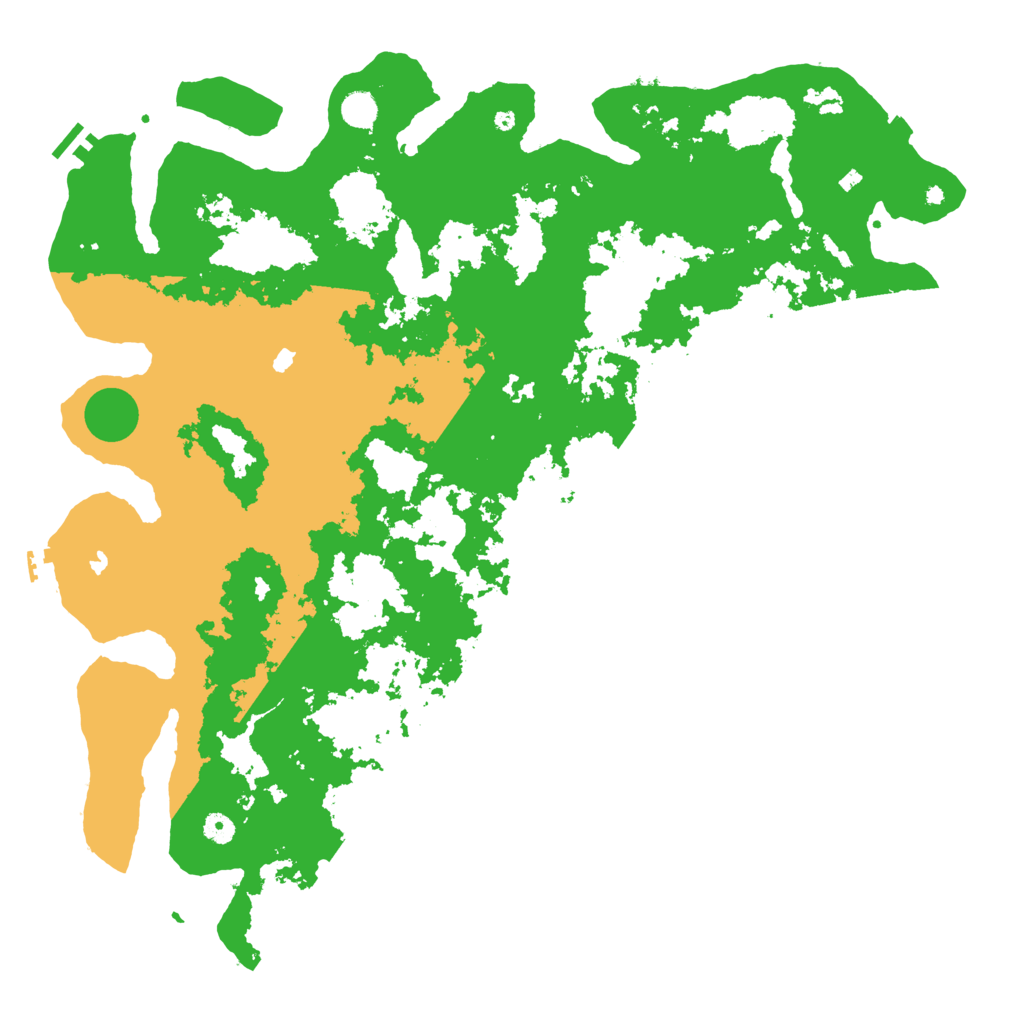 Biome Rust Map: Procedural Map, Size: 5000, Seed: 1043
