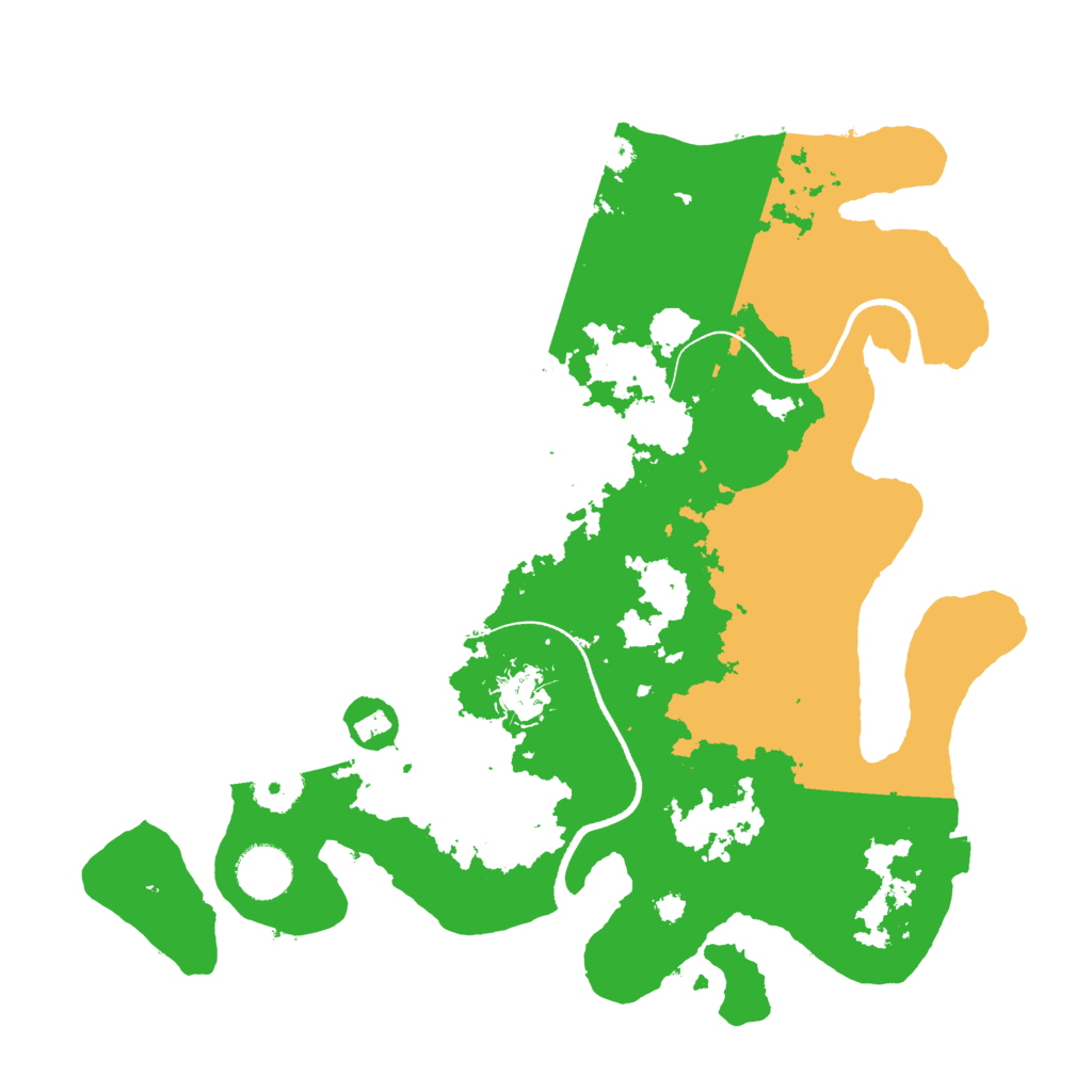Biome Rust Map: Procedural Map, Size: 3500, Seed: 15426456