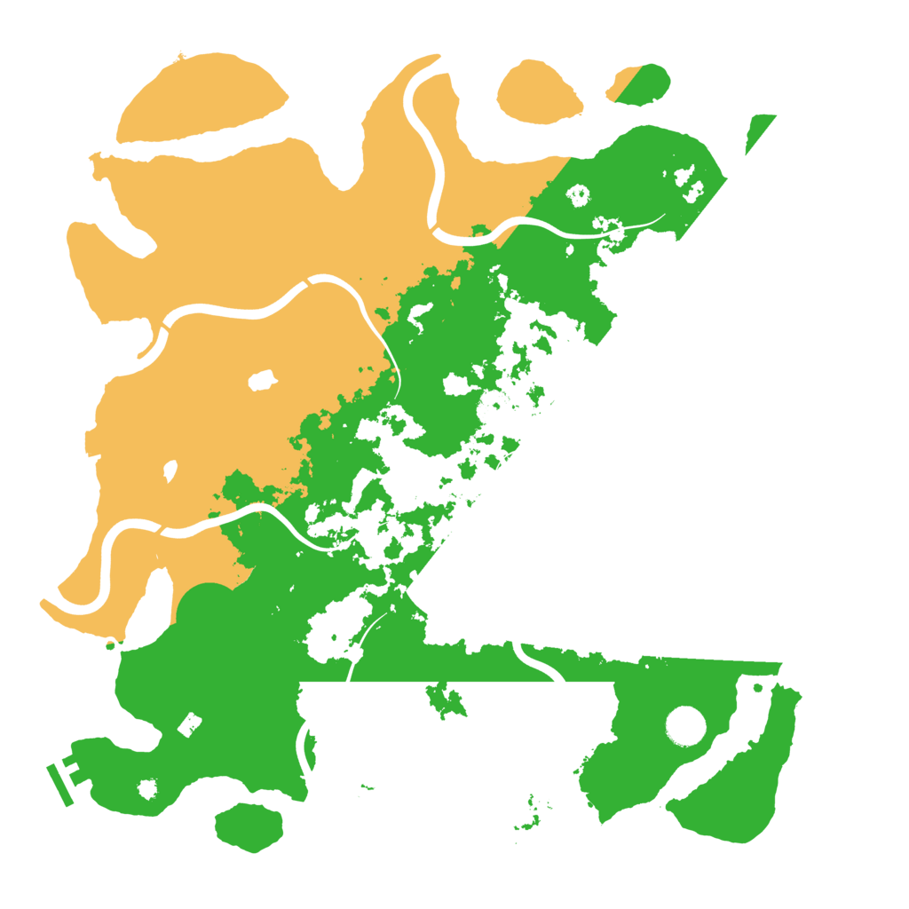 Biome Rust Map: Procedural Map, Size: 4100, Seed: 86436449