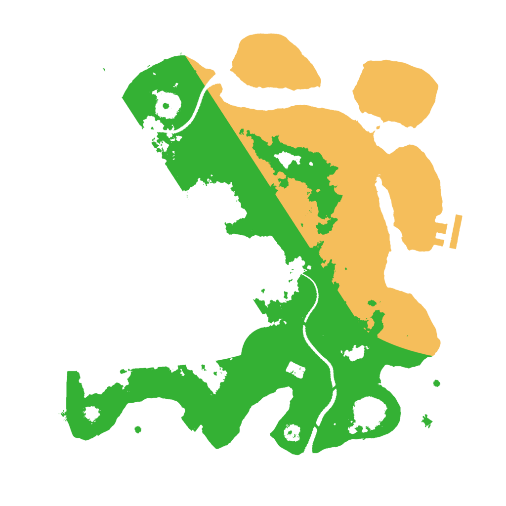Biome Rust Map: Procedural Map, Size: 3000, Seed: 4908673