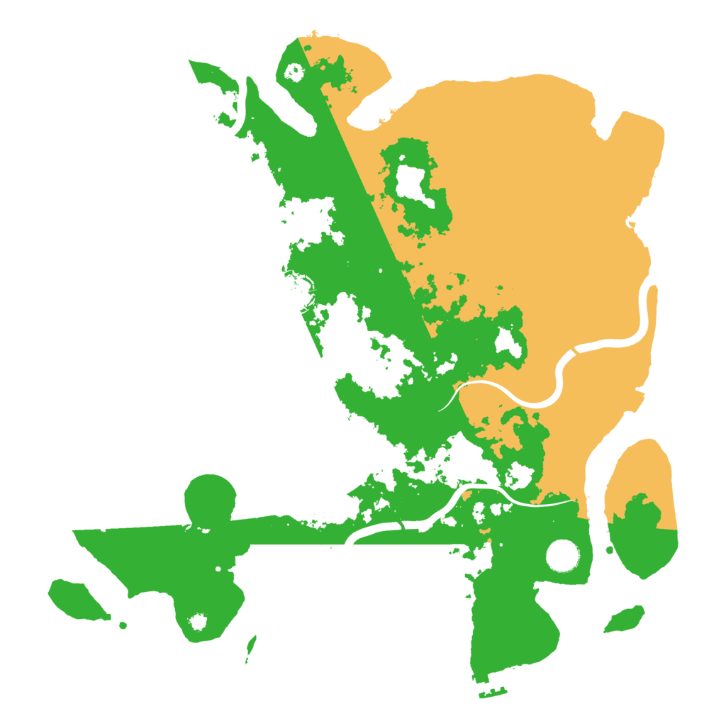 Biome Rust Map: Procedural Map, Size: 3900, Seed: 2997156