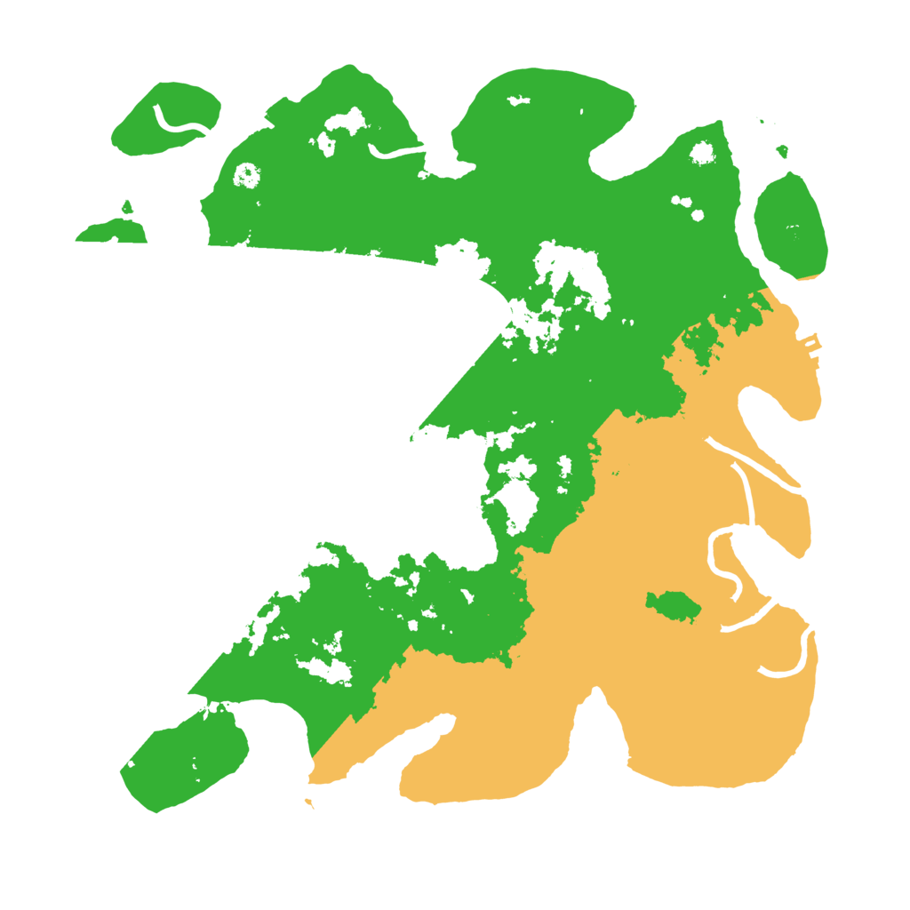 Biome Rust Map: Procedural Map, Size: 3550, Seed: 2863728