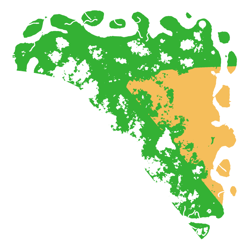 Biome Rust Map: Procedural Map, Size: 6000, Seed: 1289494020