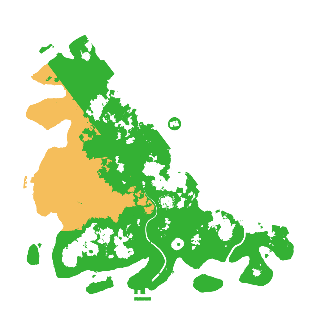 Biome Rust Map: Procedural Map, Size: 3900, Seed: 69819537