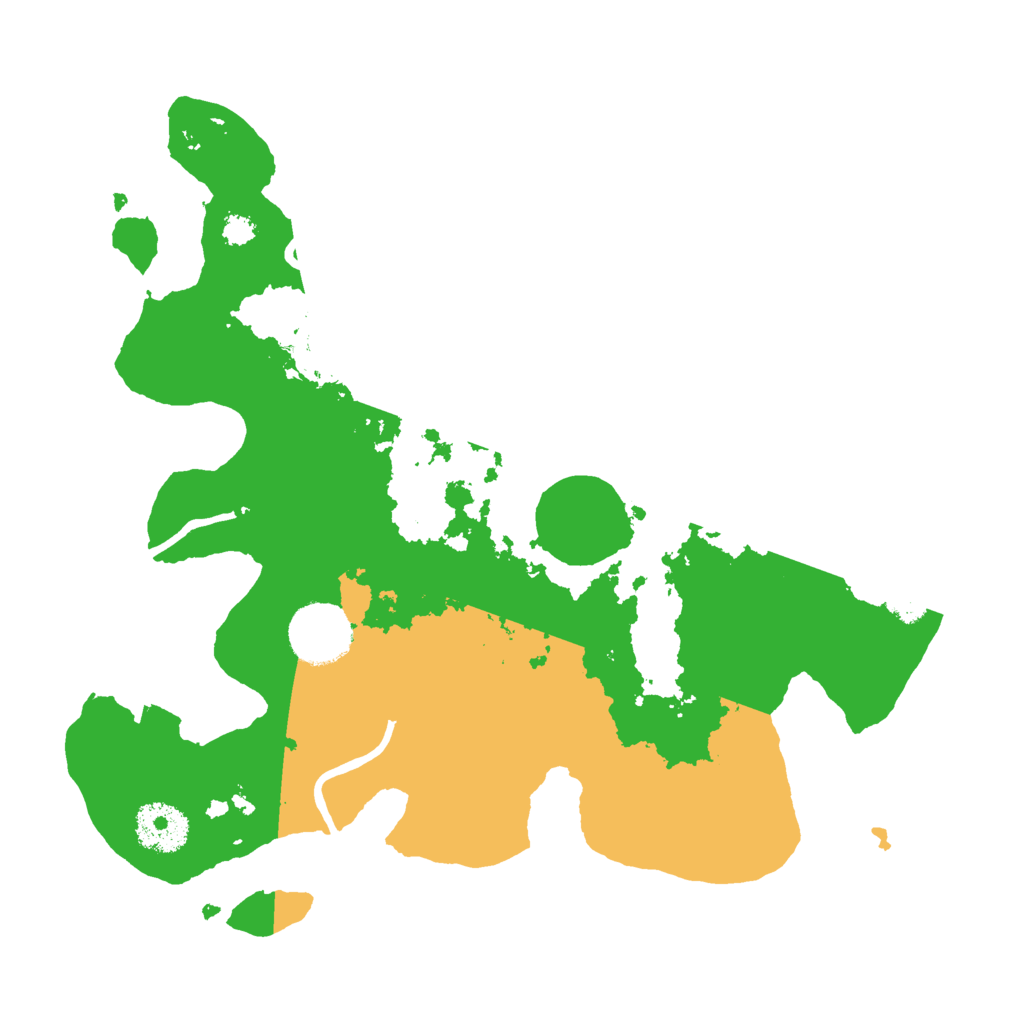 Biome Rust Map: Procedural Map, Size: 3000, Seed: 1623407