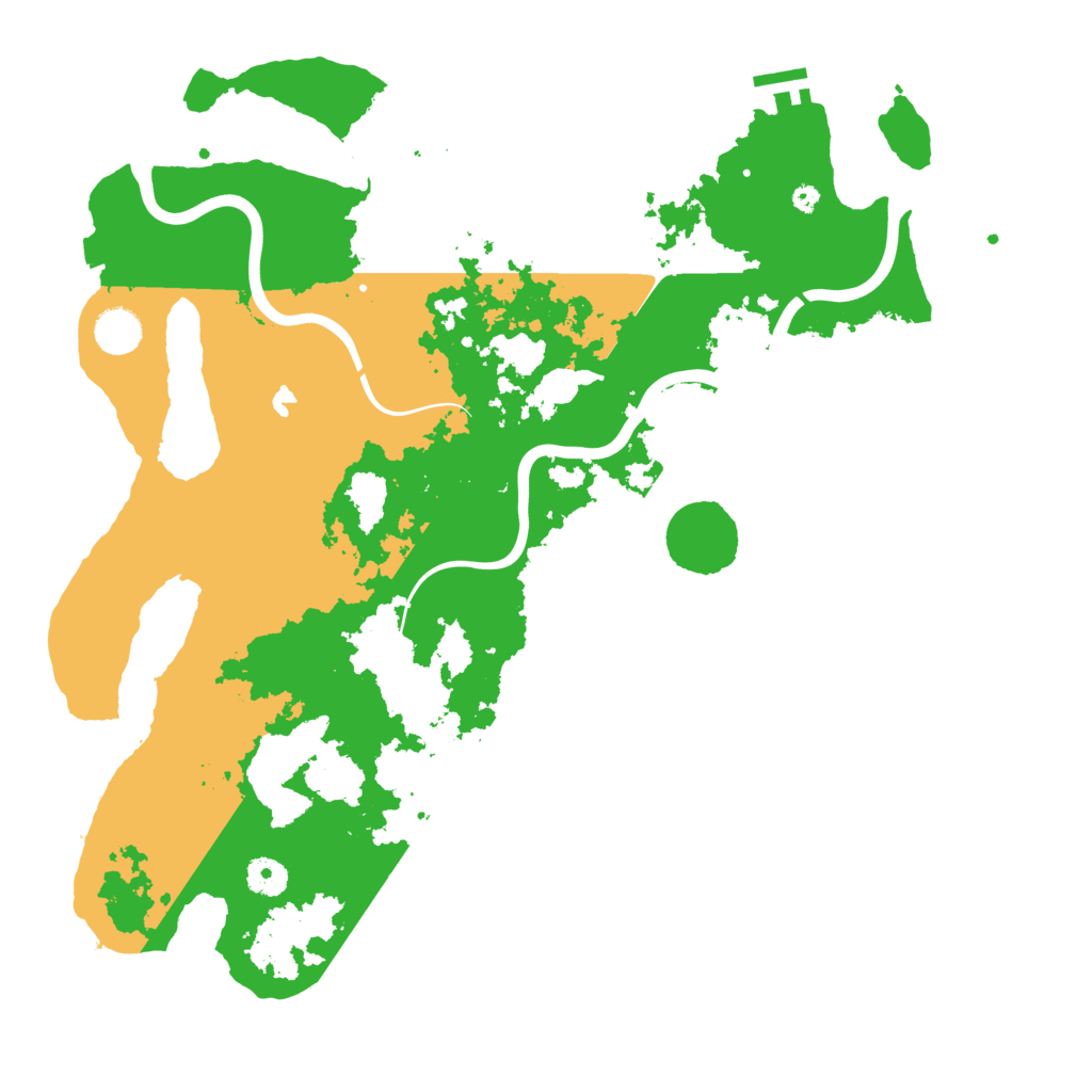 Biome Rust Map: Procedural Map, Size: 4100, Seed: 41216315