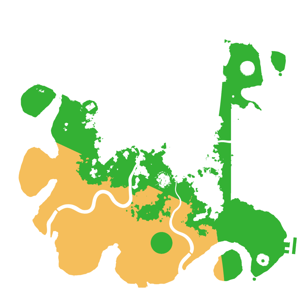 Biome Rust Map: Procedural Map, Size: 3750, Seed: 10116657
