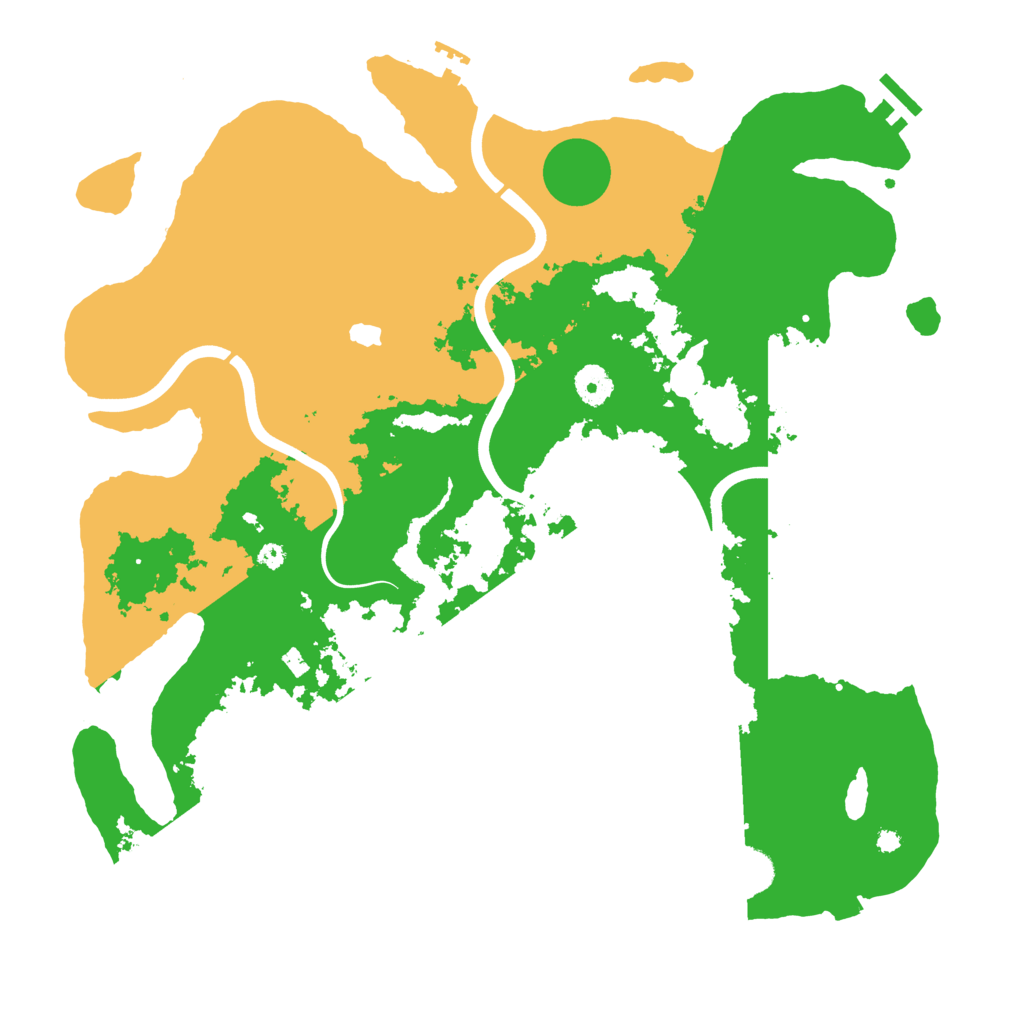 Biome Rust Map: Procedural Map, Size: 4000, Seed: 1219957021