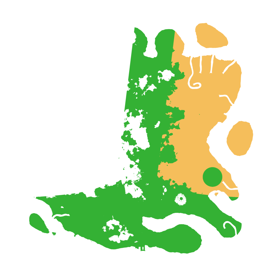 Biome Rust Map: Procedural Map, Size: 3650, Seed: 30159648