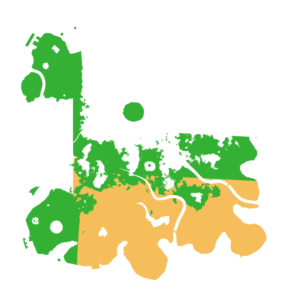 Biome Rust Map: Procedural Map, Size: 4100, Seed: 74291467