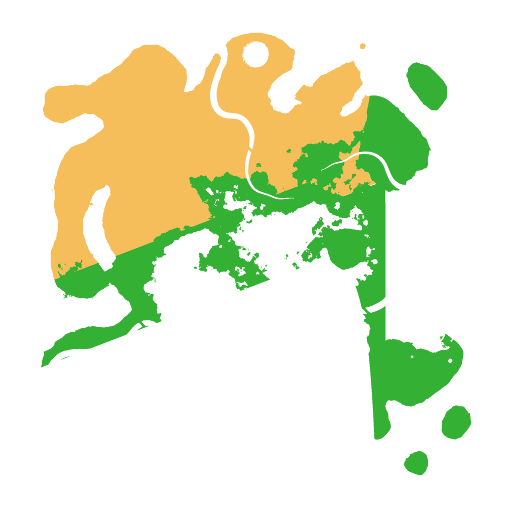 Biome Rust Map: Procedural Map, Size: 3500, Seed: 1503205899