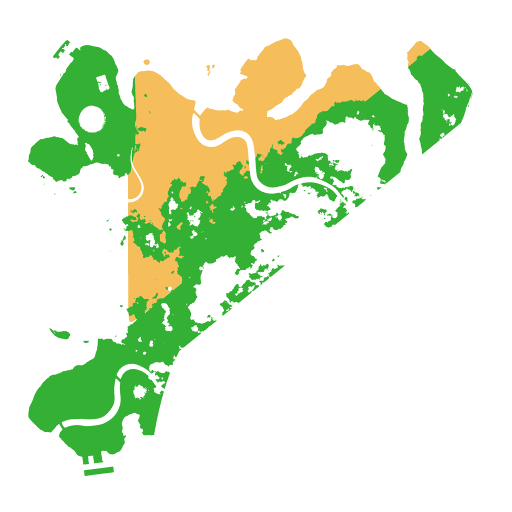 Biome Rust Map: Procedural Map, Size: 3500, Seed: 748709859