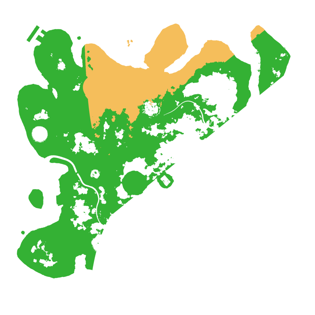 Biome Rust Map: Procedural Map, Size: 3500, Seed: 748709859