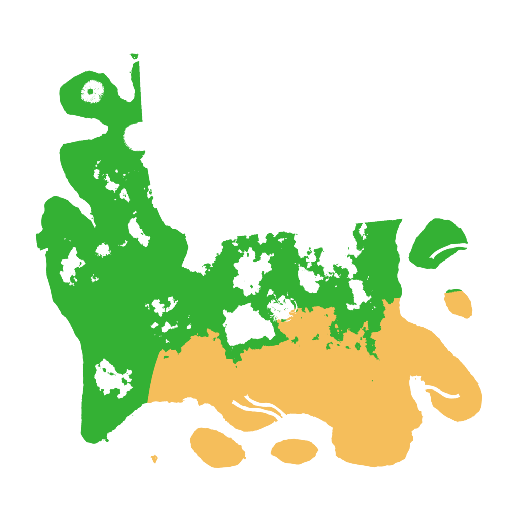 Biome Rust Map: Procedural Map, Size: 3500, Seed: 1266295