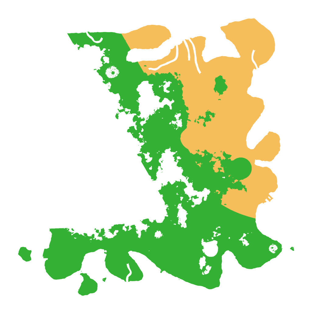 Biome Rust Map: Procedural Map, Size: 3800, Seed: 23825918
