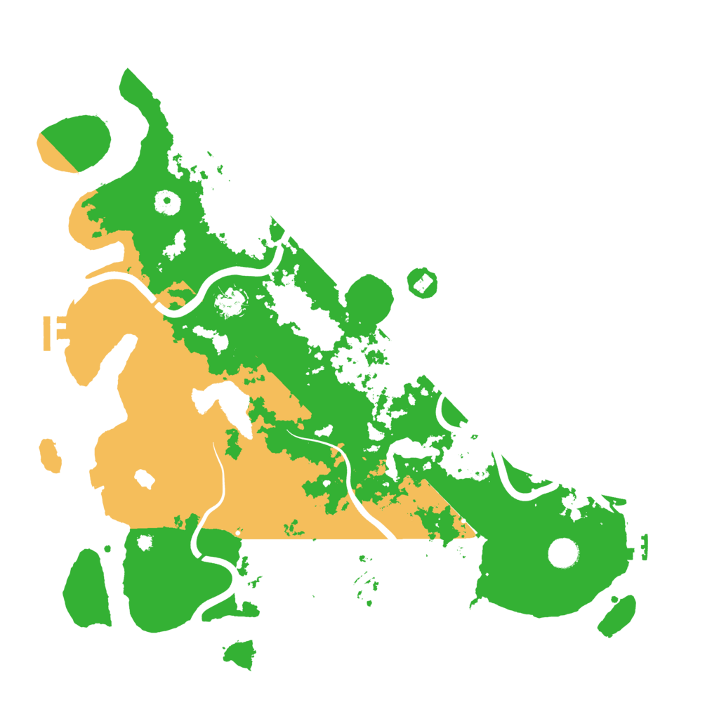 Biome Rust Map: Procedural Map, Size: 4200, Seed: 37995378