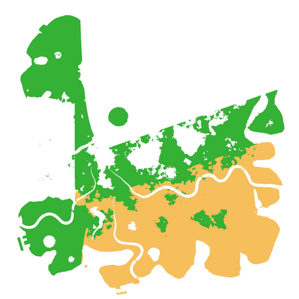 Biome Rust Map: Procedural Map, Size: 4400, Seed: 27482764