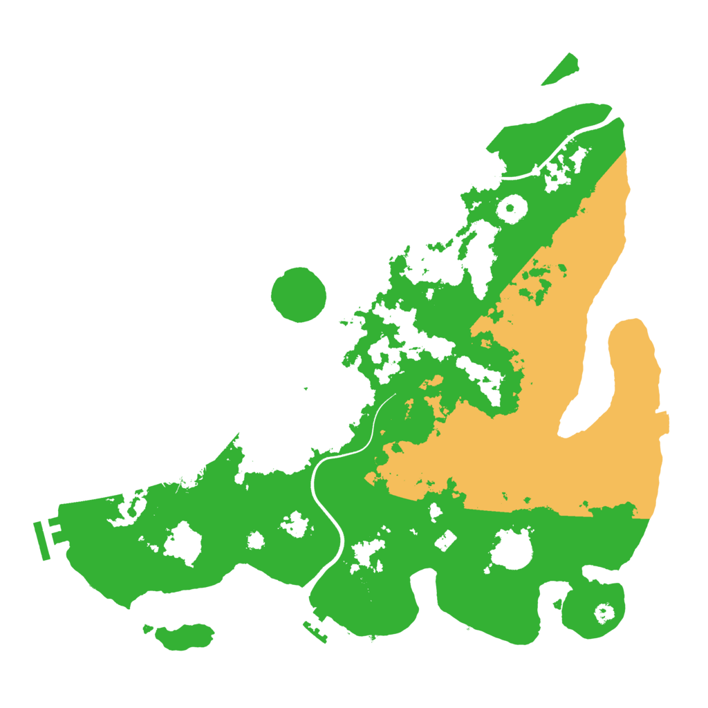 Biome Rust Map: Procedural Map, Size: 3650, Seed: 60529948