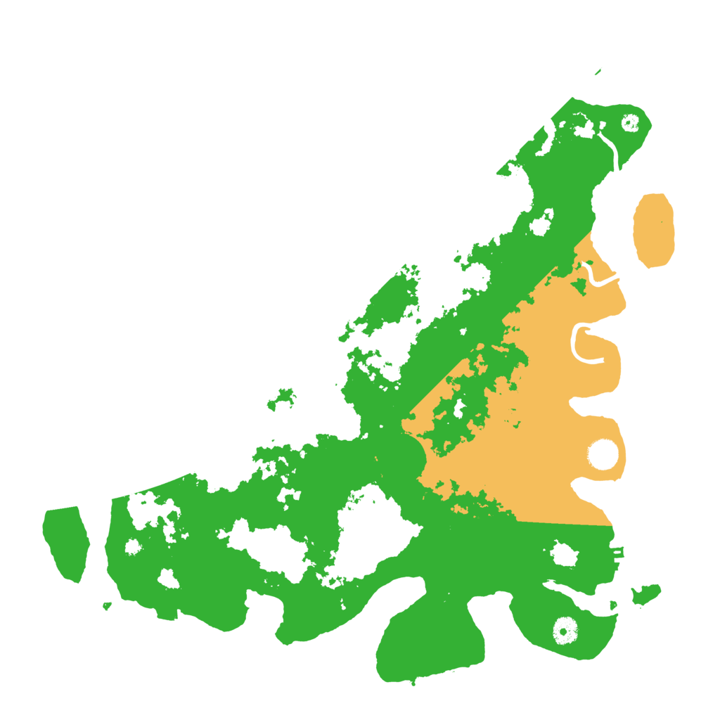 Biome Rust Map: Procedural Map, Size: 4100, Seed: 4017926