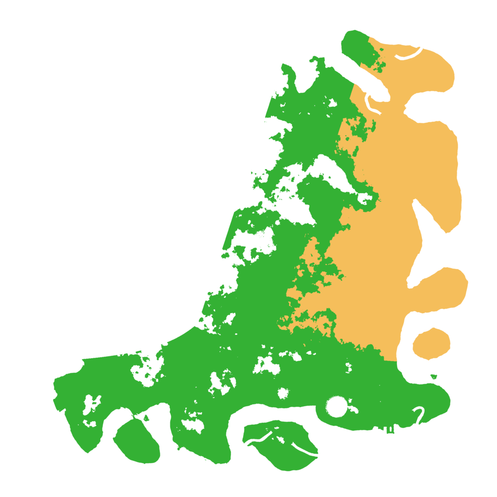 Biome Rust Map: Procedural Map, Size: 4100, Seed: 41514756