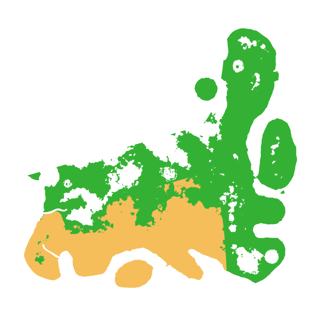 Biome Rust Map: Procedural Map, Size: 3950, Seed: 74680620