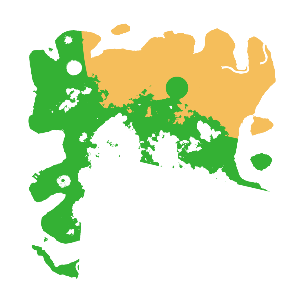 Biome Rust Map: Procedural Map, Size: 3500, Seed: 35576160