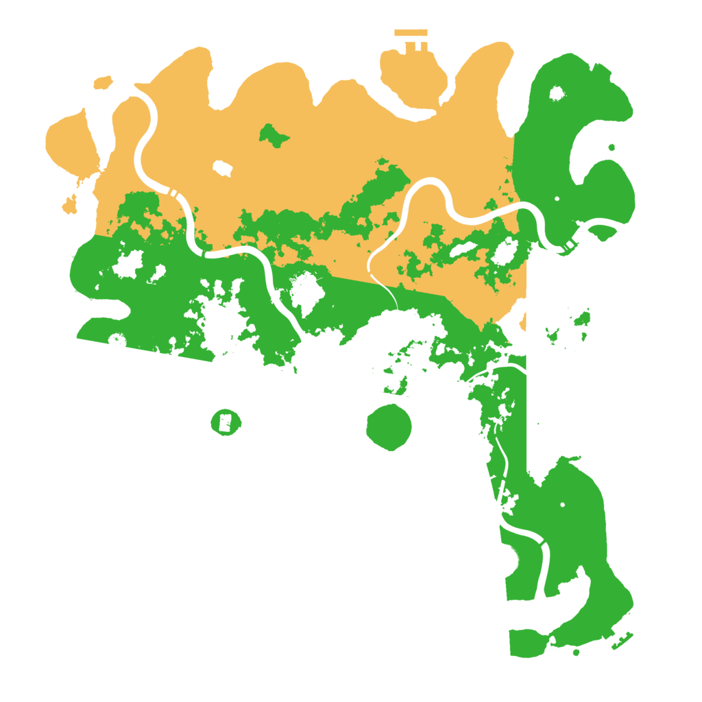 Biome Rust Map: Procedural Map, Size: 4300, Seed: 47620680