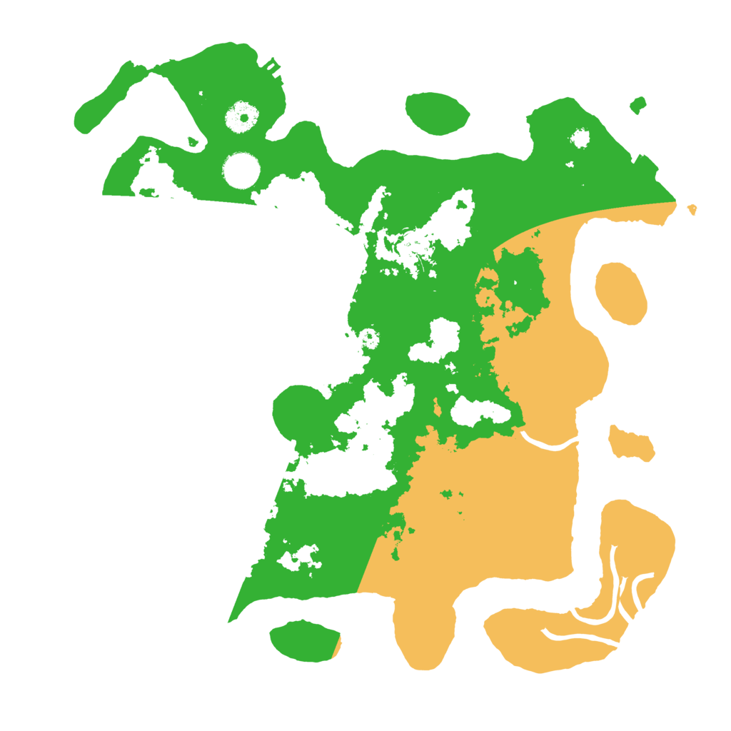 Biome Rust Map: Procedural Map, Size: 3507, Seed: 5496252