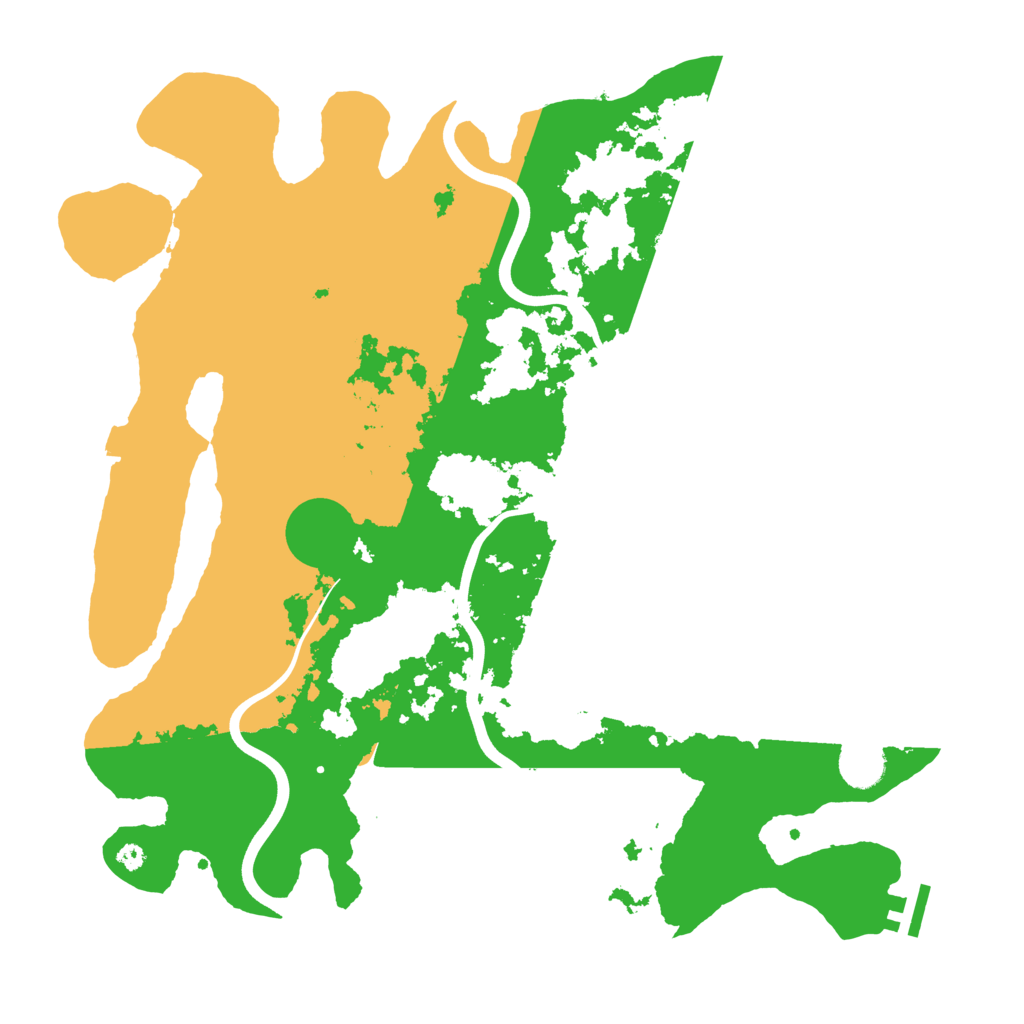 Biome Rust Map: Procedural Map, Size: 3900, Seed: 42543679