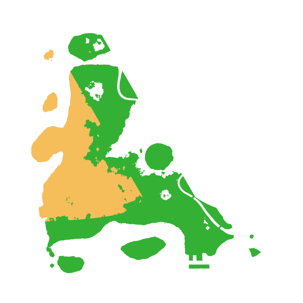 Biome Rust Map: Procedural Map, Size: 3000, Seed: 7069483