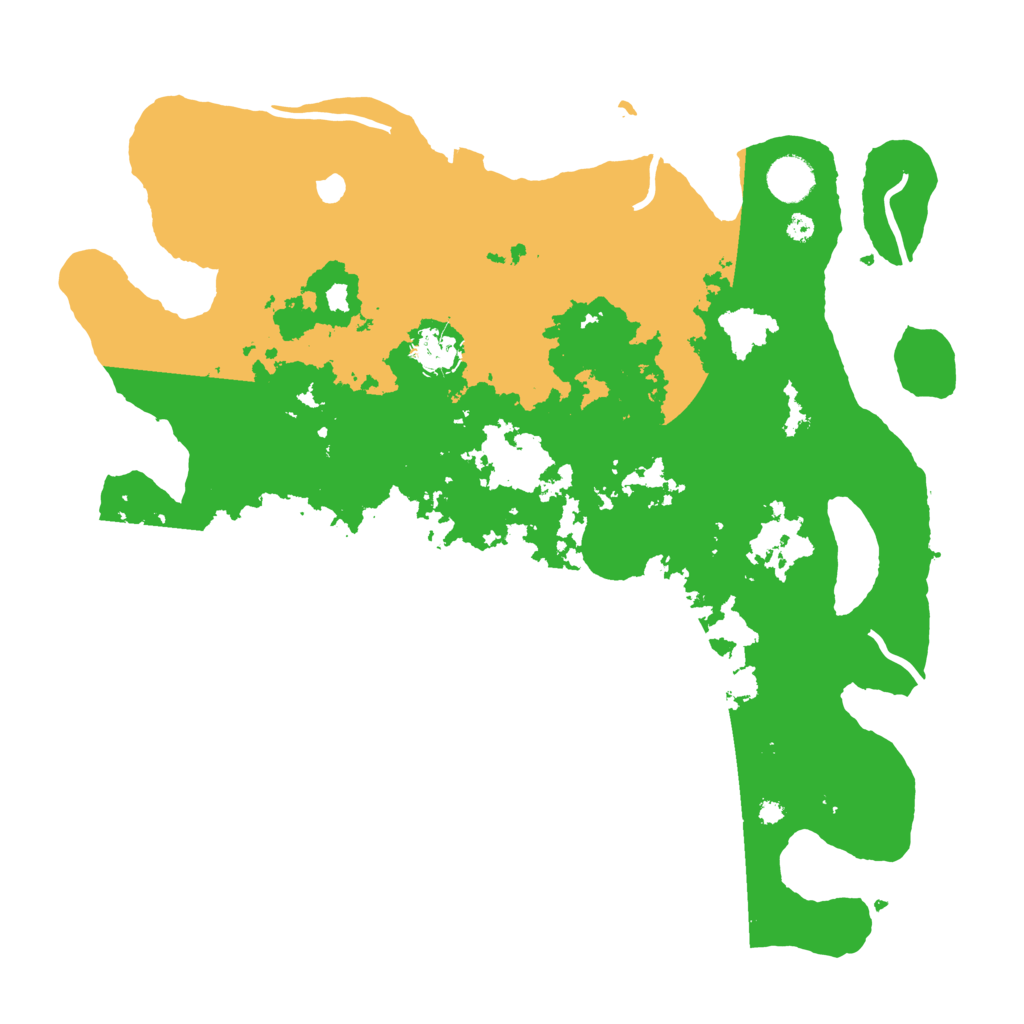 Biome Rust Map: Procedural Map, Size: 3900, Seed: 87179581