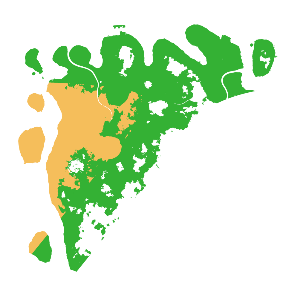 Biome Rust Map: Procedural Map, Size: 3800, Seed: 71210095
