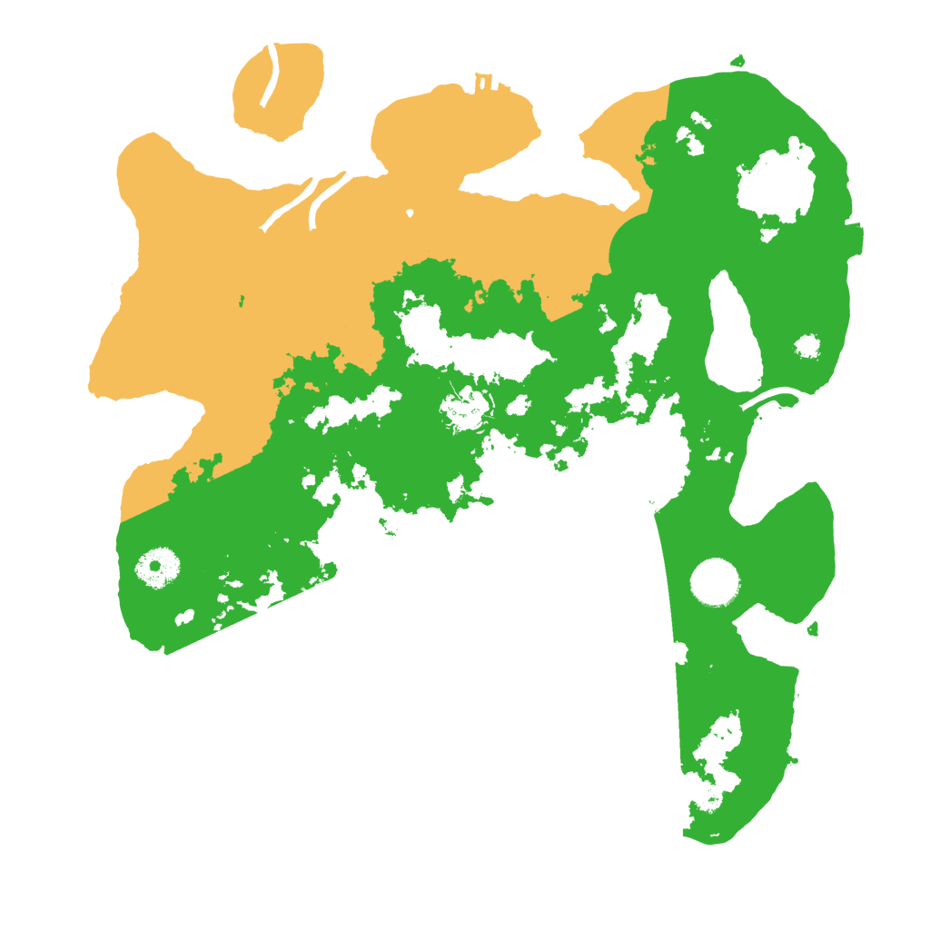 Biome Rust Map: Procedural Map, Size: 3400, Seed: 81288180