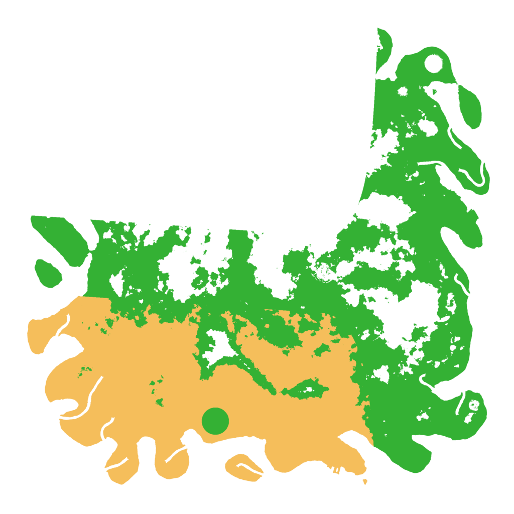 Biome Rust Map: Procedural Map, Size: 5000, Seed: 583363009