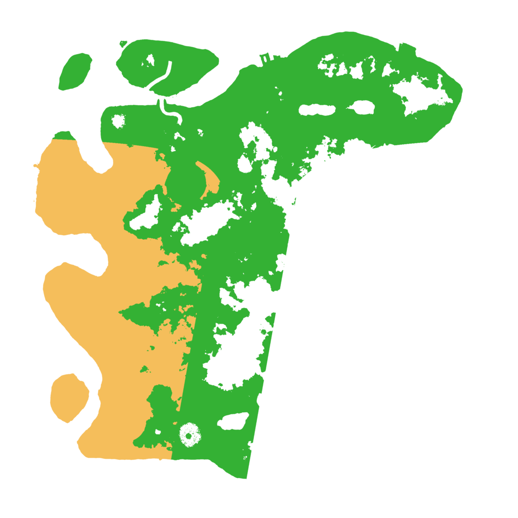 Biome Rust Map: Procedural Map, Size: 3500, Seed: 57460582