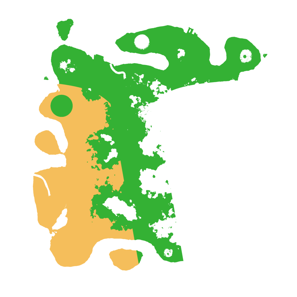 Biome Rust Map: Procedural Map, Size: 3550, Seed: 60309181