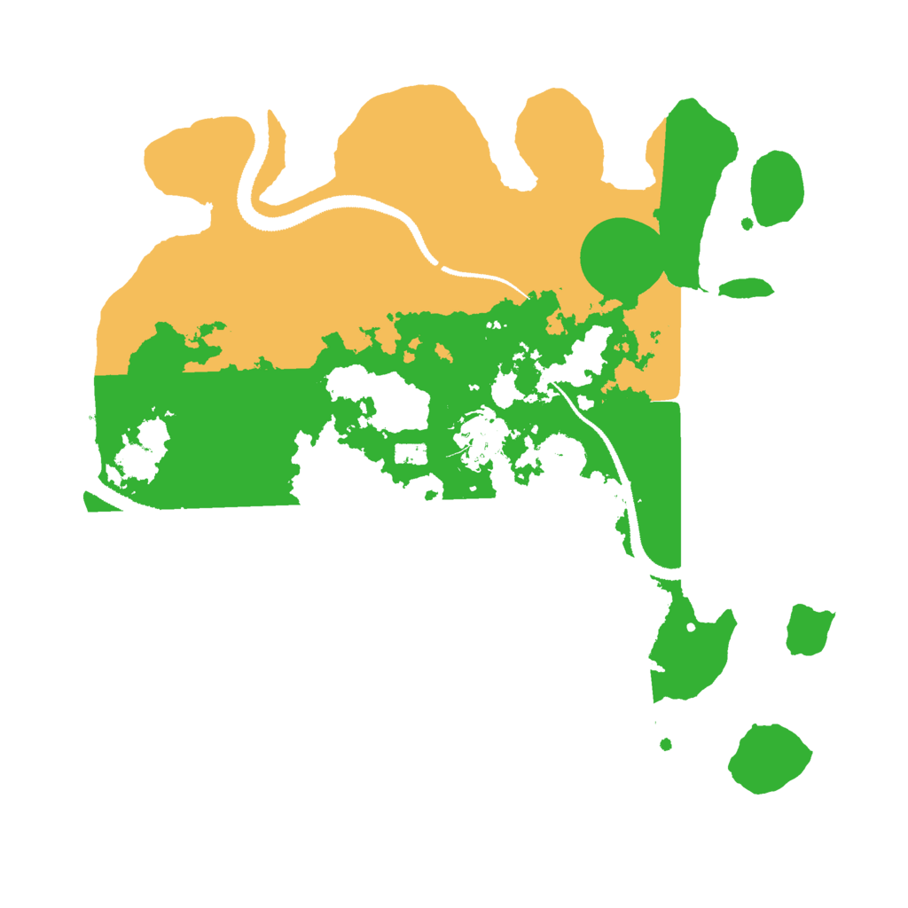 Biome Rust Map: Procedural Map, Size: 3000, Seed: 154839