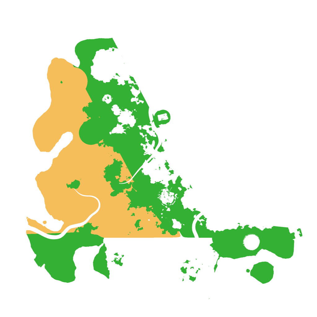 Biome Rust Map: Procedural Map, Size: 3500, Seed: 68745198